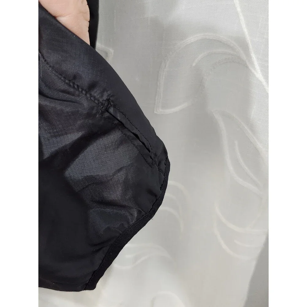 Adidas Running Response Jacket Windbreaker Black Thumb Holes Women/Men Sz Medium